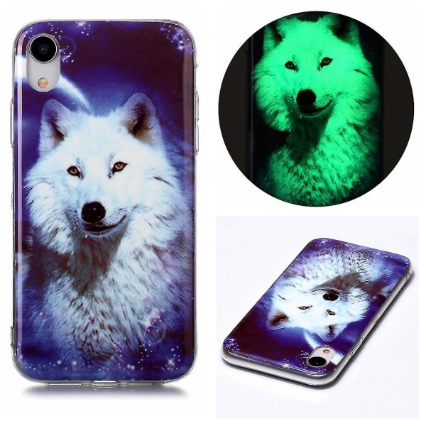 Till Iphone Xr Luminous Tpu- case Starry Sky Wolf none