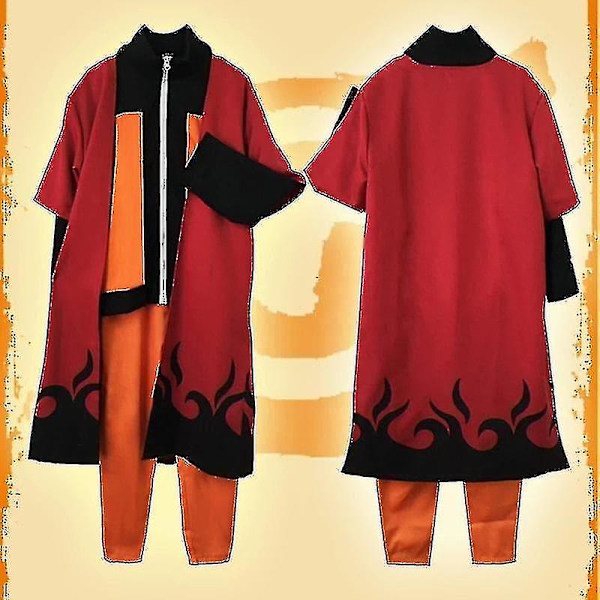 Kakashi Cosplay Kostym Uzumaki Kläder Shippuden Second Uniform Och Pannband Kunai Vuxen Halloween plagg Jul Suit-a One size