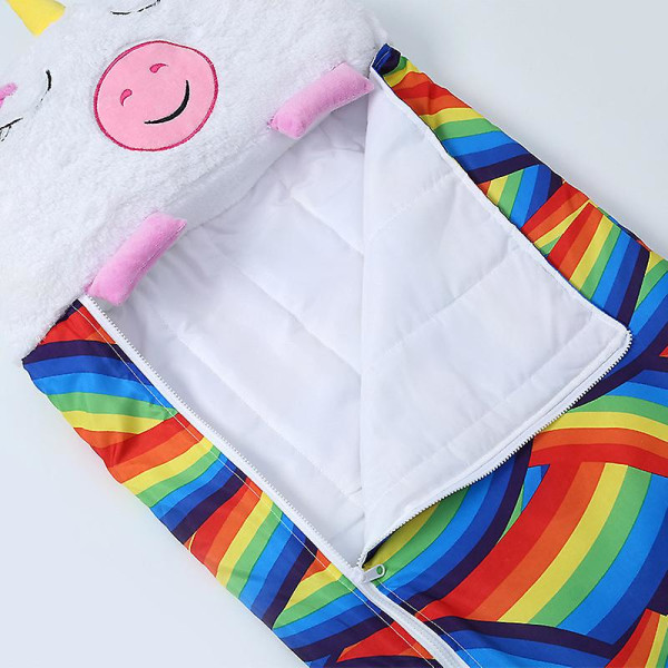 Ny sovsäck för barn med tecknade djur - katt pink M(160cm*60cm)