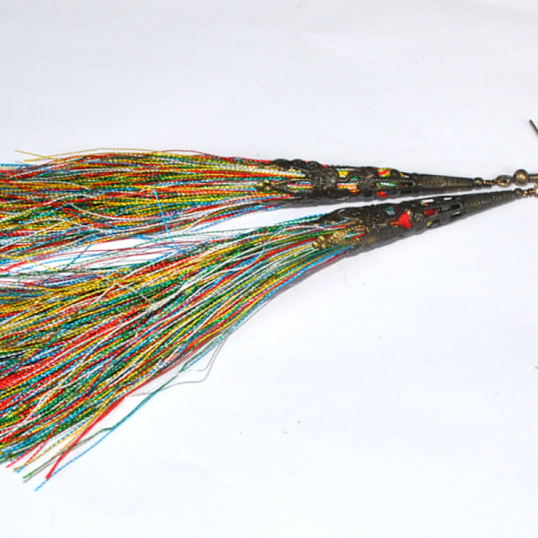 Örhängen Boho Tofs Shoulder Dusters Multicolor