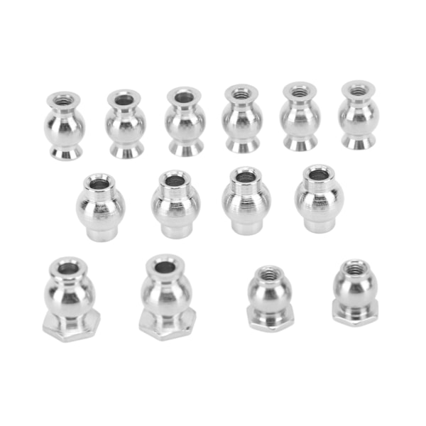 14PCS RC Stötdämpare Kulhuvud Järn RC Bil Stötdämpare Kulhuvud Reservdelar för ZD Racing 1/8 RC Bilar