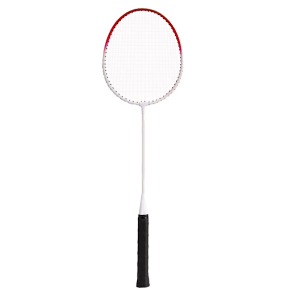 2 st badmintons racket i legering, ultralätt sporttillbehör för träning och tävling, röd