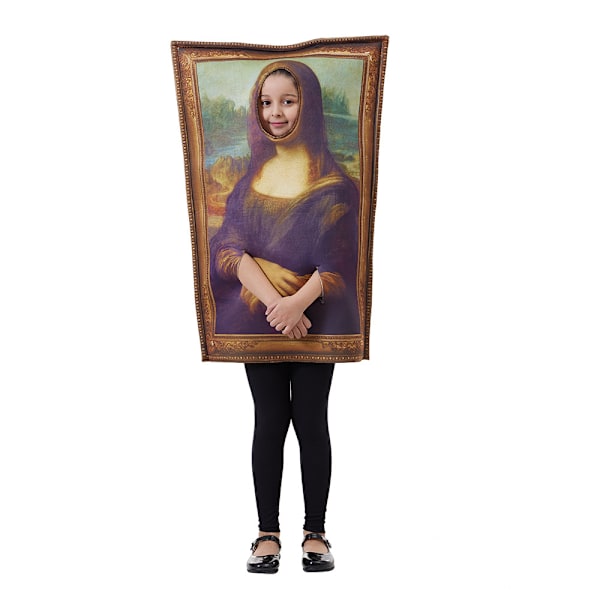 Cosplay Hauska Mona Lisa Seinämaalaus Puku Rekvisiitta Lapsille Kuuluisat Maalaukset Puku Mona Lisa Halloween Lapset Hauska Pukeutua