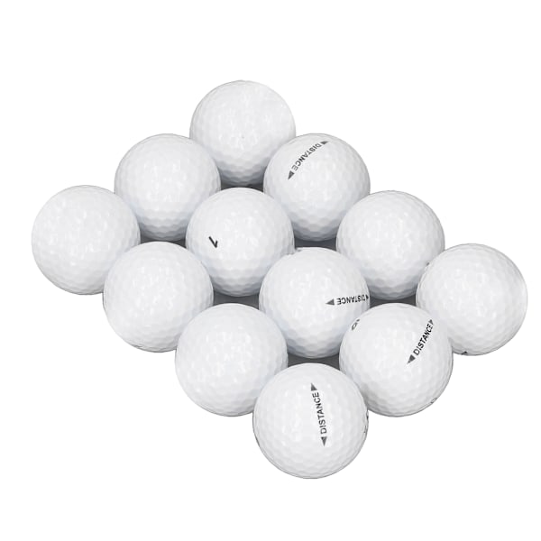 12PCS Golfballer Lettvekts Golf Treningsballer Dobbelt Lag Spill Ball for Menn Kvinner Voksne Bursdagspresang