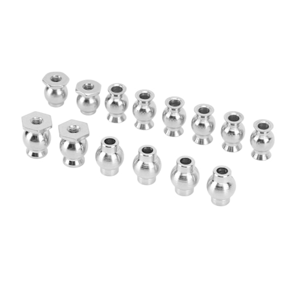 14PCS RC Stötdämpare Kulhuvud Järn RC Bil Stötdämpare Kulhuvud Reservdelar för ZD Racing 1/8 RC Bilar