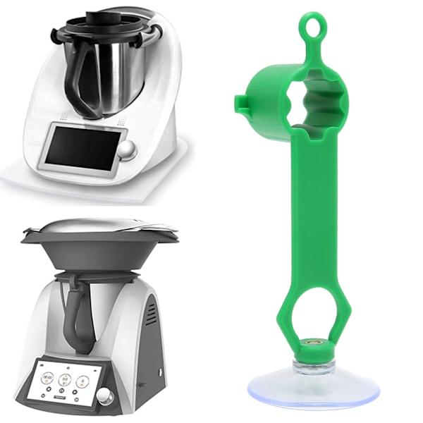 Blendernyckel Mixernyckel med sugkopp Blenderersättning för Thermomix Vorwerk TM5/TM6 Nyckel Grön