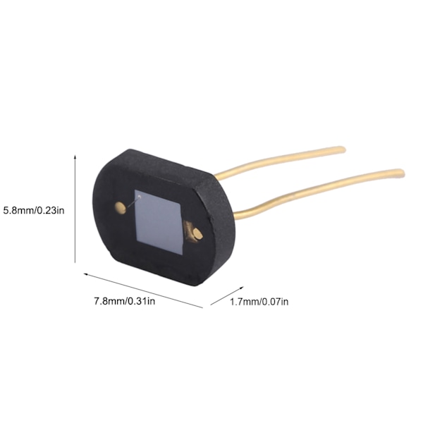 2DU3 Silicium Fotodiode Synligt Ljus Detektor Silicium Fotocell Fotoresistor