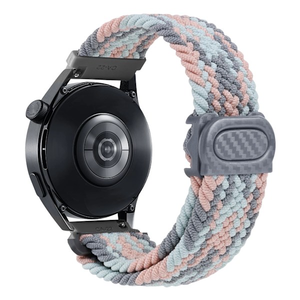 20mm 22mm Klockarmband för Samsung Galaxy Watch 7/6/4/5/Pro/6 Classic/S3/active 2 Band Flätat Armband Huawei GT 23 GT4 GT5 46mm Grey Blue Powder For Huawei GT4 46mm