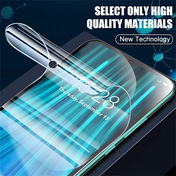 1-3 st Hydrogel Film för Xiaomi Poco F5 F4 F3 X5 X3 X4 GT M4 10T 11T Pro Full Cover Skärmskydd för Redmi Note 12 11 10 9 For Xiaomi 10T (Pro) 3 Pieces