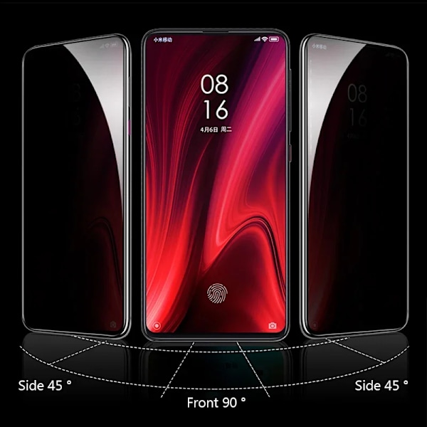1-4 st Sekretess Skärmskydd för Xiaomi Redmi Note 12 11 10 13 Pro 11S 9 8 7 Plus 5G 10S 9S Anti-spion Glas för Redmi 10C 9A 9 Redmi Note 10S 4pcs