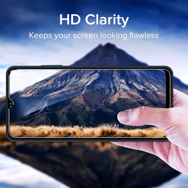 Skärmskydd för Redmi A3 Xiaomi, Härdat Glas HD Kristall 9H Hög Aluminium Anti-Repor Skalvänligt for Redmi A3 2 pcs