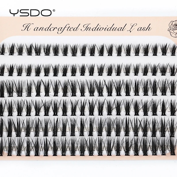 10/20/30D Individuella Ögonfransar Fluffig Naturliga Ögonfransar Bundler Dramatiska Lashes Förlängning Mjuk 3D Falska Ögonfransar Make Eup Cils 10D 0.07mm