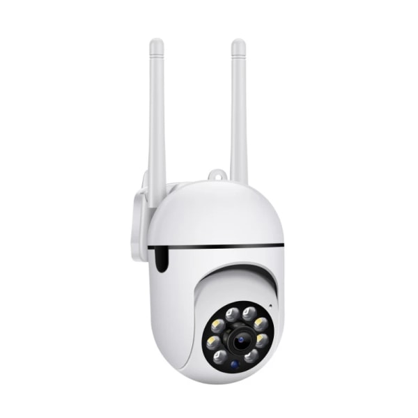 1080P väggmonterad wifi-kamera Övervakning Night Vision Fullfärg Ai Människospårning smart hemsäkerhet Zoommonitor utomhus EU Plug Only Camera