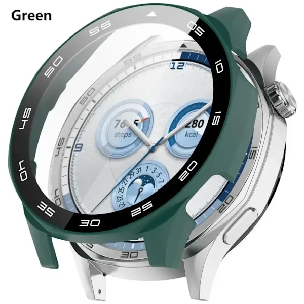 PC + Härdat Glas Skal För Huawei Watch GT5 46mm 41mm Fulltäckande Skärmskydd Stötfångare för Huawei Watch GT 5 Skalskydd Transparent Huawei GT5 46mm