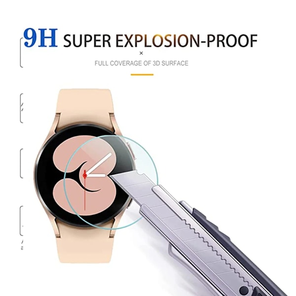 3 st Tempererat Glas för Samsung Galaxy Watch 7 Ultra 6 5 4 40 44mm Skärmskydd för Watch 6 4 Classic 47 46 5 Pro 45mm Watch 6 Classic 43mm 3 PCS