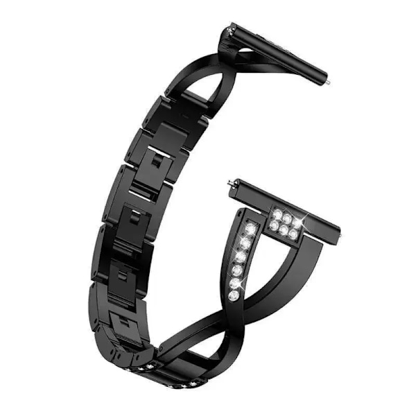 20mm För Samsung Galaxy Watch 3 41mm 45mm Active 2 40mm 44mm lyxigt armband i rostfritt stål Klockarmband Metall Aolly Armband Pink Galaxy 6 5 4 40m