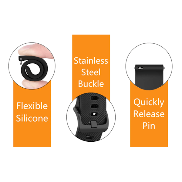 Vivoactive 3S 4S Armband för Garmin Venu 2S Vivomove 3S Forerunner 255S Active S Armband 18mm Silikon Smart Klockarmband Beige 18mm Forerunner 255S