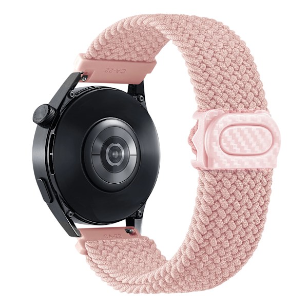 20mm 22mm Klockarmband för Samsung Galaxy Watch 7/6/4/5/Pro/6 Classic/S3/active 2 Band Flätat Armband Huawei GT 23 GT4 GT5 46mm Pink Sand For Huawei GT4 46mm