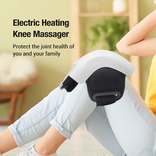 Elektriskt infrarött ljus Fysioterapi Knämassage Krockkudde Massage Varmkompress Ben Knä Led smärtlindring Presenter till föräldrar knee massager