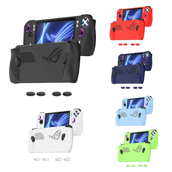 För ROG Ally Handheld Game Console All-inclusive Silikon Case Handhållet Anti-Drop Case Black