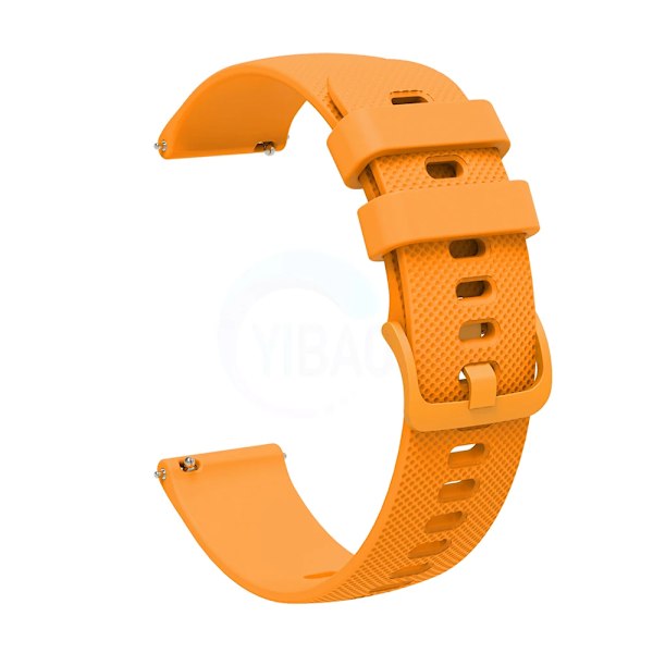 Vivoactive 3S 4S Armband för Garmin Venu 2S Vivomove 3S Forerunner 255S Active S Armband 18mm Silikon Smart Klockarmband Orange 18mm Venu 2S