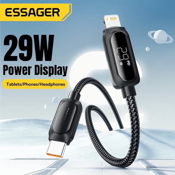 USB Typ C PD 20W Kabel för iPhone 14 13 12 Pro X 8 Snabb USB C Kabel för iPhone Laddningskabel USB Typ C Kabel Tråd 29W Black 2m