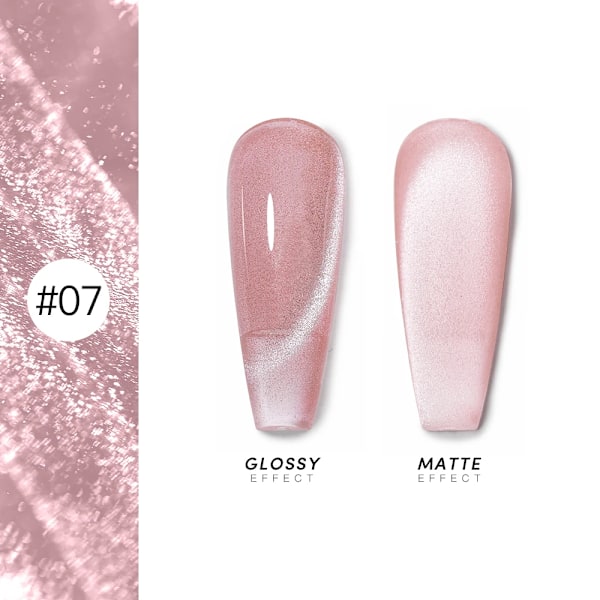 AS 15ml Magnetisk Katt Gel Nagellack Cat Eye Glitter Effekt Semi Permanent 36 Färger Soak Off UV Gel Lack Manikyr Nagelkonst YRM 7