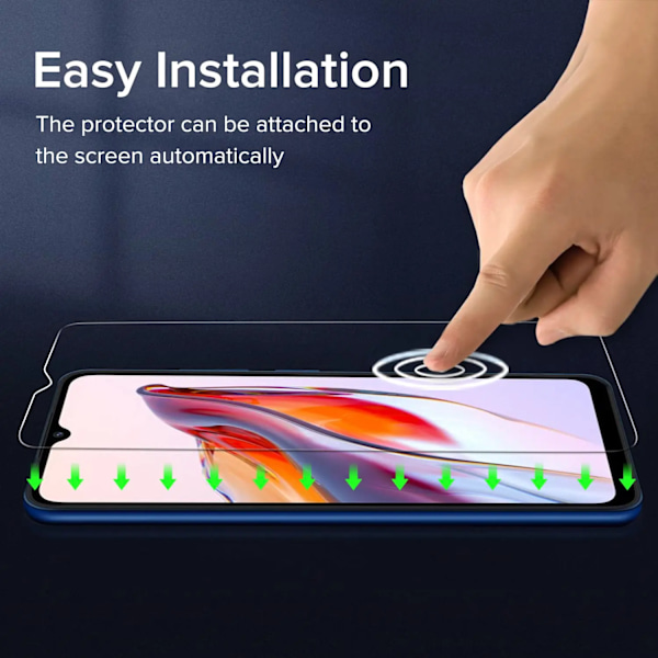 Skärmskydd för Redmi A3 Xiaomi, Härdat Glas HD Kristall 9H Hög Aluminium Anti-Repor Skalvänligt for Redmi A3 2 pcs