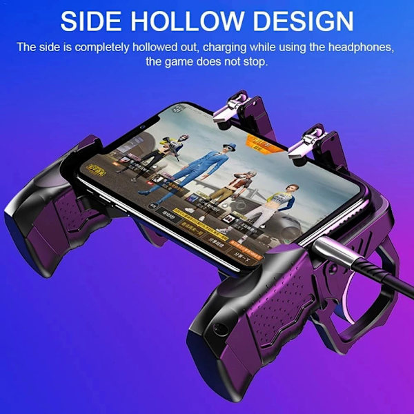 Trigger Free Fire PUBG Controller för mobiltelefon Gamepad Joystick Android iPhone Control Mobile Game Pad Pugb Smartphone Command Style B