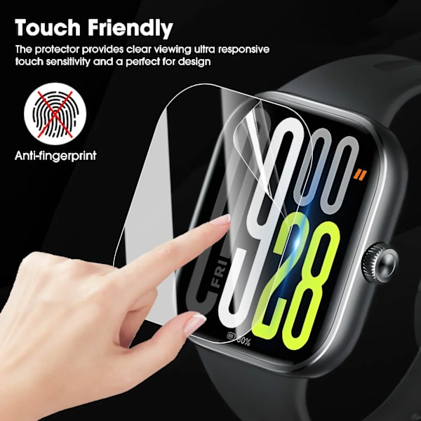 1-5 st Hydrogelfilm för Xiaomi Redmi Watch 5 Smartwatch Tillbehör Böjd Mjukt Skärmskydd Watch 5 Ej Glas 1PCS For Redmi Watch 5