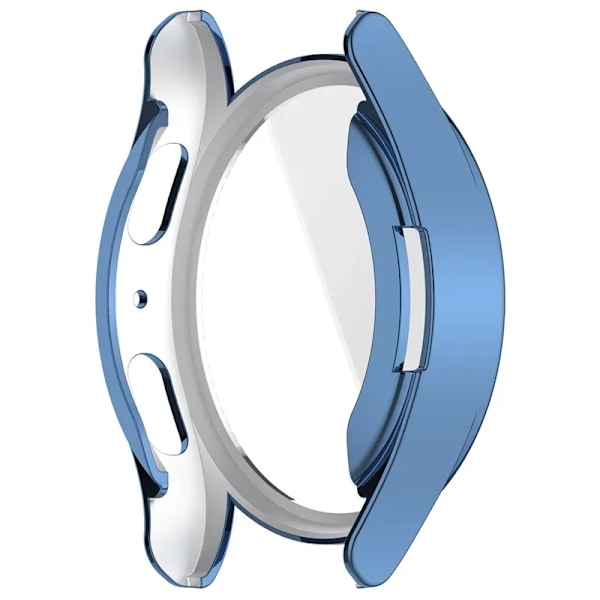Silikon TPU Fodral Glas För Samsung Galaxy Watch 7 40mm 44mm Fulltäckande Skärmskydd Skal för Watch6 5 4 44mm 40mm Pink Galaxy Watch 7 40MM