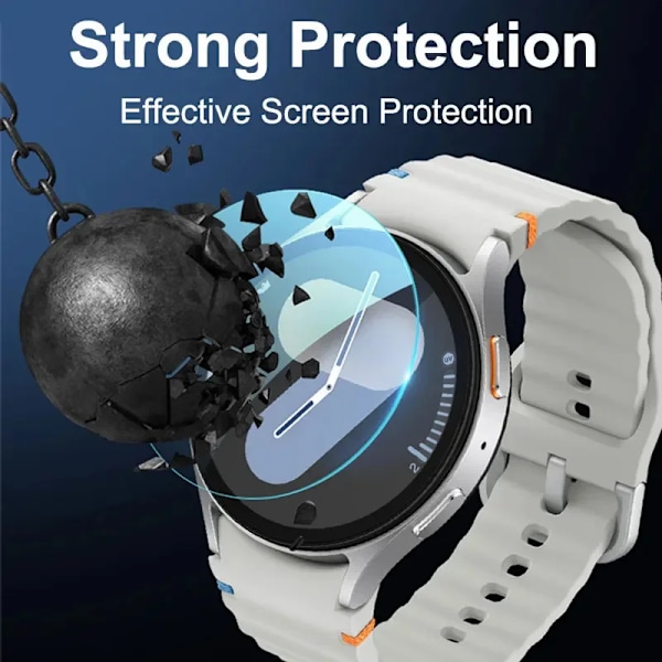 Härdat Glas för Samsung Galaxy Watch 7 6 5 4 44mm 40mm 46mm 47mm Skärmskydd Glasfilm Tillbehör för Samsung Watch Galaxy Watch5 40MM 5pcs Glass