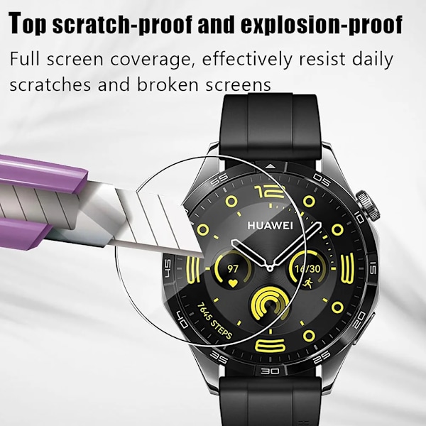 3 st Härdat Glas Skyddsfilm För Huawei Watch GT4 46mm 41mm Skärmskydd 3  Pieces Huawei GT4 41mm
