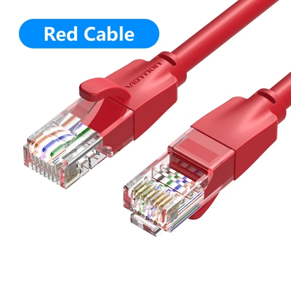 Vention-kabel Ethernet Cat 6 för portabel router, 4 par torsadées, cordon réseau RJ45 Internet UTP Cat6 Lan 20m Red CAT6 Cable