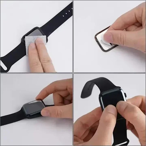 Skärmskydd för Apple Watch Series 10-9-8-7-6 5 Se ultra-2 49mm 41mm 45-42-46mm 44mm (Ej härdat glas) Film Tillbehör Series Ultra1 2 49MM 5PCS