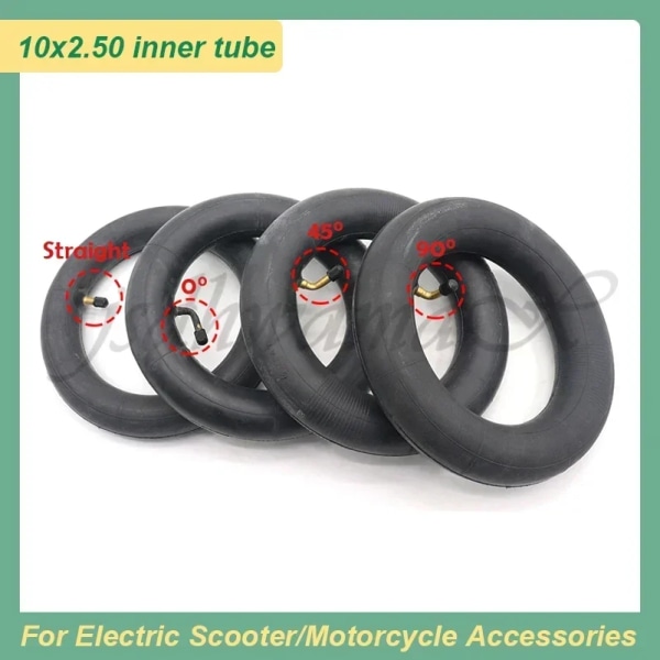 10x2/2,125 10x2,50 innerslang för 10x2 255x80 10x3,0 80/65-6 däck 10 tums elskoter Balanscykeldäck 2pcs 10x2 2.125 0D