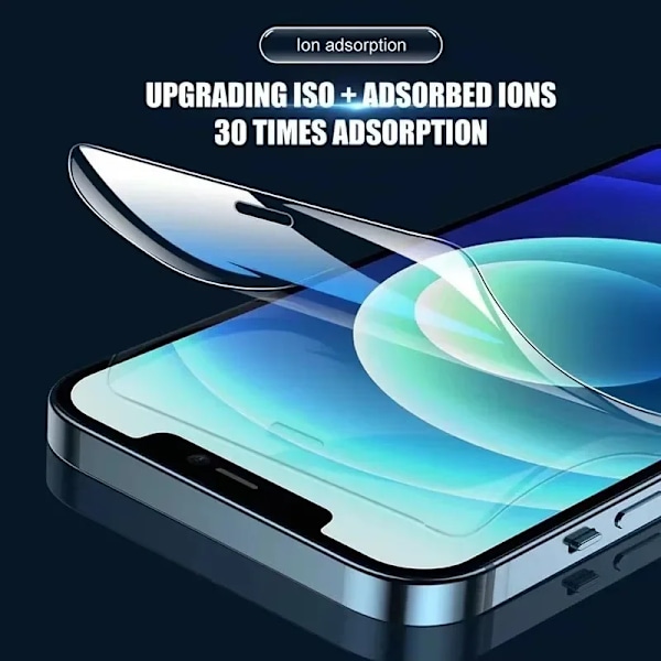 Hydrogelfilm för iPhone 15 16 13 14 11 12 Pro Max Xr Xs Max Skärmskydd för iPhone 12 Mini 7 8 Plus Telefon Full Cover Film For iPhone 15 Plus 3Pcs