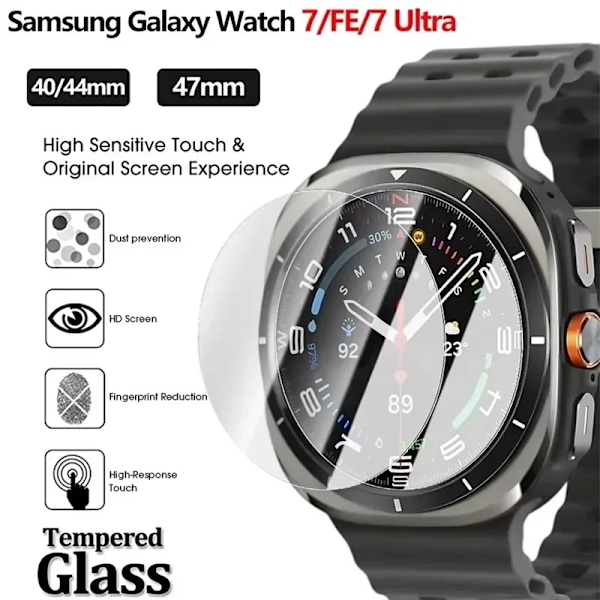 Hydrogel Skyddsfilm för Skärm till Samsung Galaxy Watch 3 4 5 6 7 40mm 41mm 42mm 44mm 45mm 46mm 43mm 47mm Galaxy Watch6 44mm 4PCS Glass Film