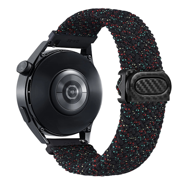20mm 22mm Klockarmband för Samsung Galaxy Watch 7/6/4/5/Pro/6 Classic/S3/active 2 Band Flätat Armband Huawei GT 23 GT4 GT5 46mm Black Unity 22mm watch strap