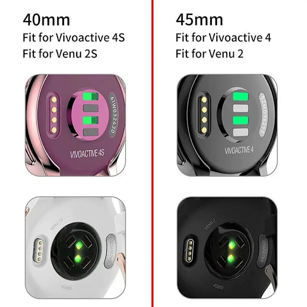 TPU Klockfodral För Garmin Vivoactive 4 4S Venu 2 2S Smart Klockskydd Skärmskydd Skal Skyddsram Stötfångare transparent For Vivoactive 4