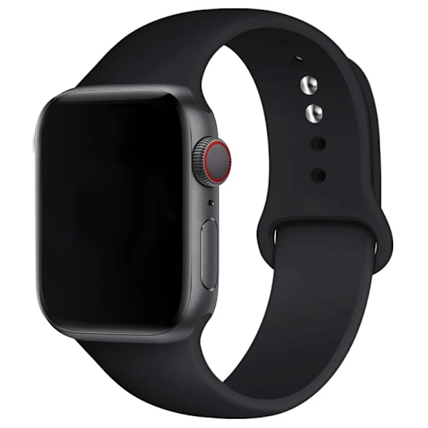 Silikonarmband för Apple Watch-remmar 49mm 40mm 44 mm 45mm 46mm 42mm 41mm 38mm sportarmband iWatch serie 10 9 8 3 SE ultra 2 2 red 38 40 41 S10-42mm SM