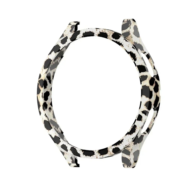2 st Klockskydd för Samsung Galaxy Watch 4 40mm 44mm 42mm 46mm 45mm, PC Matt Fodral Allround Skyddande Stötfångarskal för Watch5/5Pro Yellow leopard Galaxy Watch 4 44mm