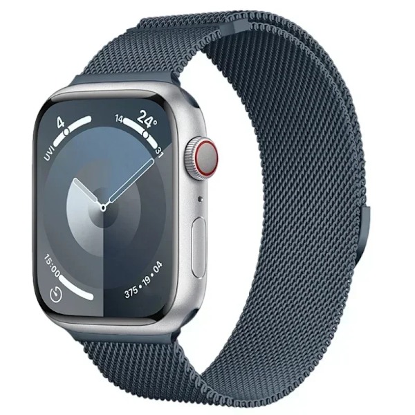 Magnetiskt armband för Apple Watch Band 9 8 7 41 45mm Ultra 2 49mm Herr Dam Metall Andningsbart för IWatch 6 5 4SE 44 40 42mm Bälte SpaceH For 38mm 40mm 41mm