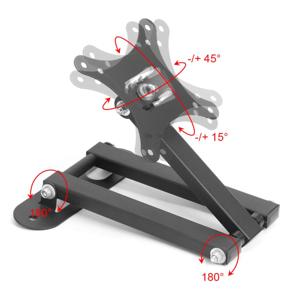 Stöd för väggmålning TV infällbar universal, support de monitor LCD, support TV, support réglable, monitor TV, support rapide, 17 à 32 pouces 26-63 inch