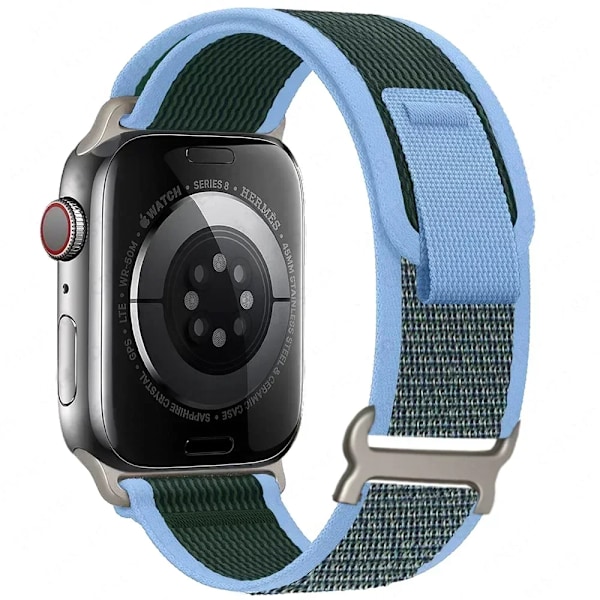Trail Loop Rem För Apple Klocka Ultra 2 Band 49Mm 44Mm 45Mm 40Mm 41Mm 38Mm 42Mm 45 44 Mm Armband Iwatch-Serien 8 9 7 6 5 3 Se. GrU 42mm 44mm 45mm 49mm