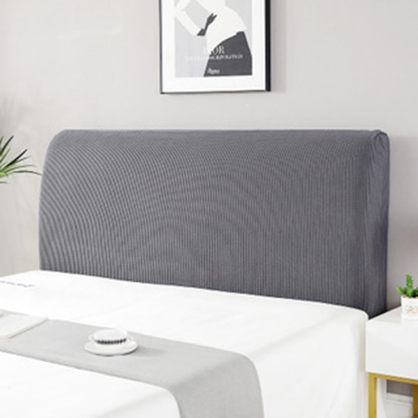 Förtjockad Elastisk All-Inklusivt Bäddskydd Nordic Hushåll Minimalist Mjuk Täckning Trä Bädd Huvudtäkt Bedback Dammöverdrag Bädd Cu Cu Bädd Småfall Moroccan Ash 1.8 M [1.7-1.9 M]]