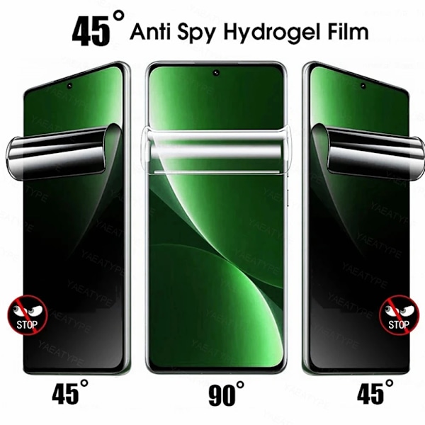 3 st Privacy Hydrogel Film För Samsung Galaxy S25 S24 S23 S22 S21 Note Skärmskydd Utan Fingeravtrycksupplåsning Samsung S24 Plus Privacy Hydrogel