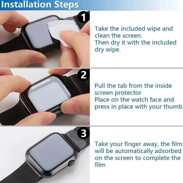 Skärmskydd för Xiaomi Redmi Watch 5 Active/Lite Tillbehör Mjuk TPU HD Klar Anti-Rep Film för Redmi Watch 4/3 active 3 Pcs Redmi Watch 5 Active
