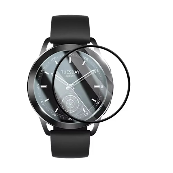 Mjukt skärmskydd för Xiaomi Mi Watch S3 Smartwatch Full Cover 9D Böjd För Mi Watch S3 HD Klar Skyddsfilm Ej Glas 1 PCS For MI Watch S3