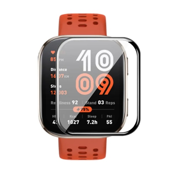 1-3 st Skyddsfilm för Amazfit Bip 6 3D Böjd Skärmskydd för Huami Amazfit Bip6 Bip5 Bip3 3Pro Bip U Pro Klockskydd 1 PCS Amazfit Bip U-UPro